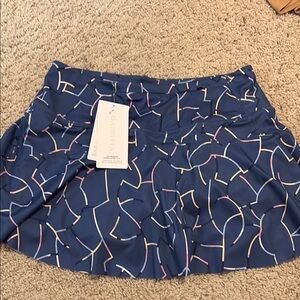 Athleta Blue Mini Skater Skirt for Casual Wear